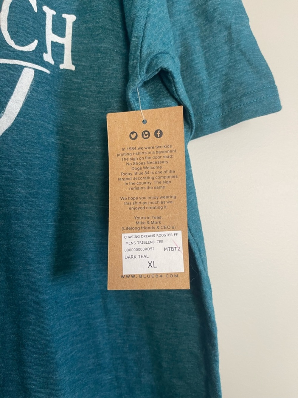808 Hawaii Poipu Beach Graphic Tee - Teal - Picture 3 of 5